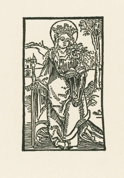 Sankt Katharina af Albrecht Dürer or Duerer