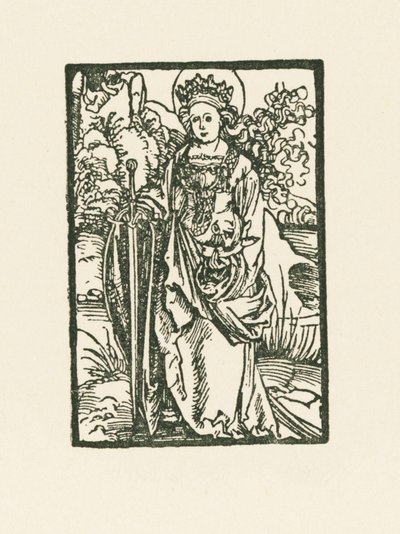 Sankt Katharina af Albrecht Dürer or Duerer
