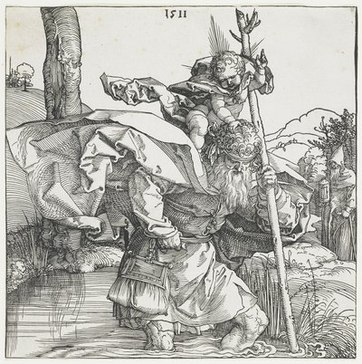Sankt Christopher af Albrecht Dürer