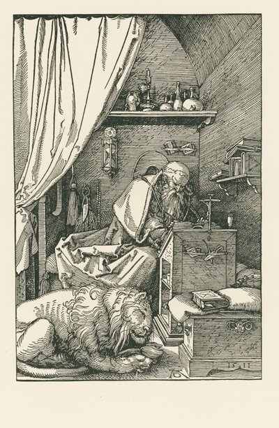 Sankt Hieronymus i sin celle af Albrecht Dürer or Duerer