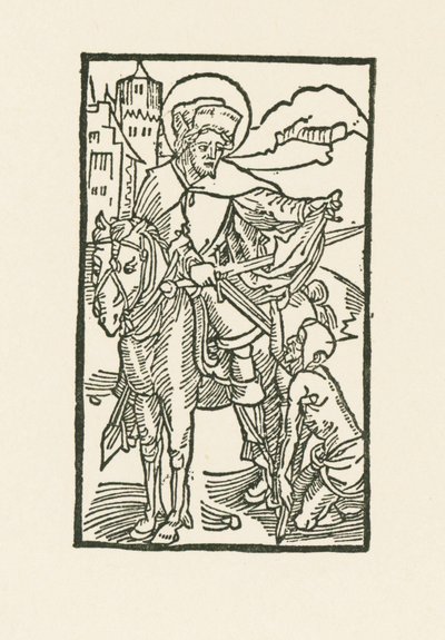 Sankt Martin af Tours af Albrecht Dürer or Duerer