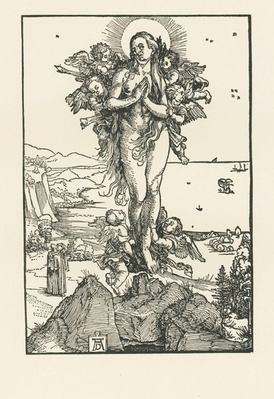 Sankt Maria Magdalena i ekstase, ca. 1504-05 (træsnit) af Albrecht Dürer or Duerer
