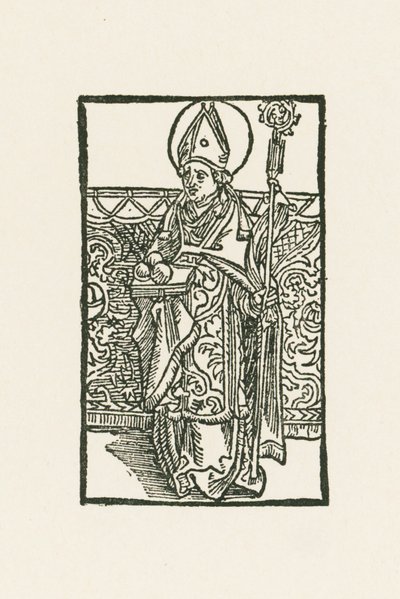 Sankt Nikolaus af Albrecht Dürer or Duerer