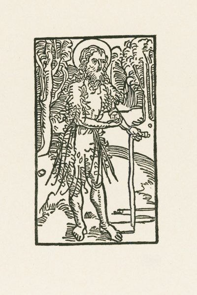 Sankt Onophrius af Albrecht Dürer or Duerer