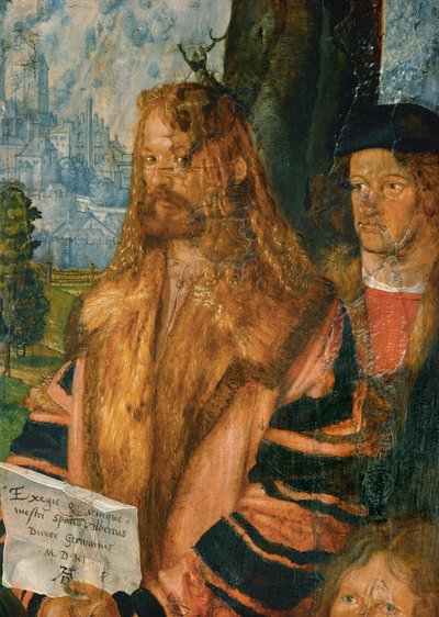 Selvportræt af Albrecht Dürer or Duerer