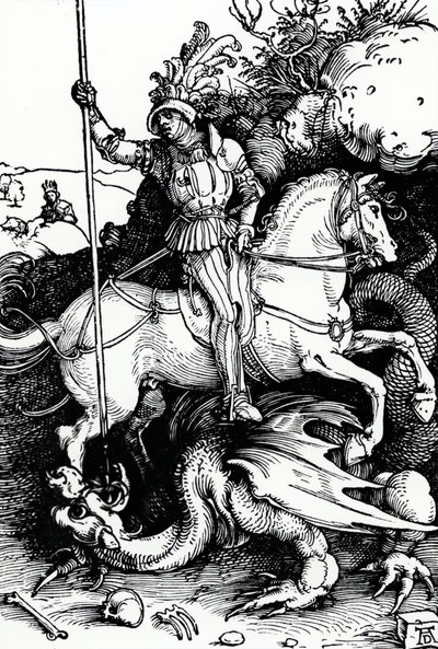St. George og dragen af Albrecht Dürer