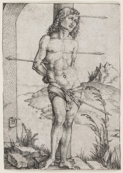 Sankt Sebastian ved Søjlen af Albrecht Dürer