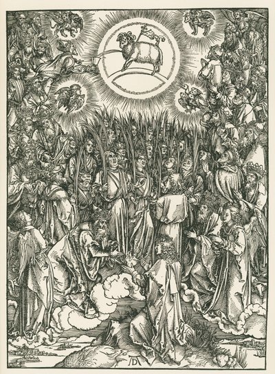 Lammets tilbedelse og de udvalgtes hymne. Johannes