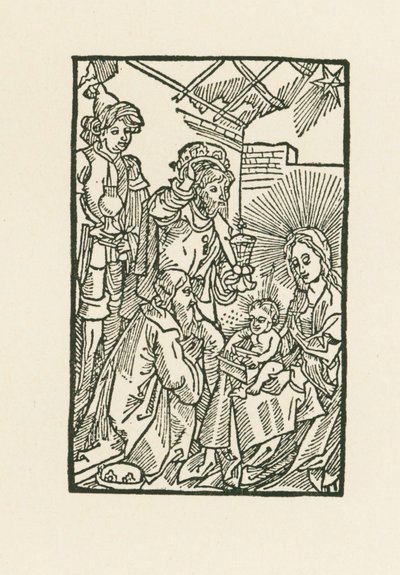 Tilbedelsen af de hellige tre konger af Albrecht Dürer or Duerer
