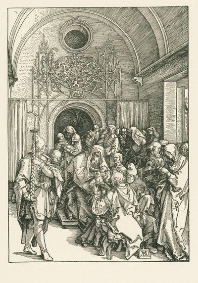 Kristi omskærelse, ca. 1504 (træsnit) af Albrecht Dürer or Duerer