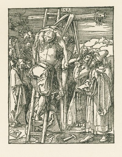 Nedstigningen fra korset, ca. 1509-10 (træsnit) af Albrecht Dürer or Duerer