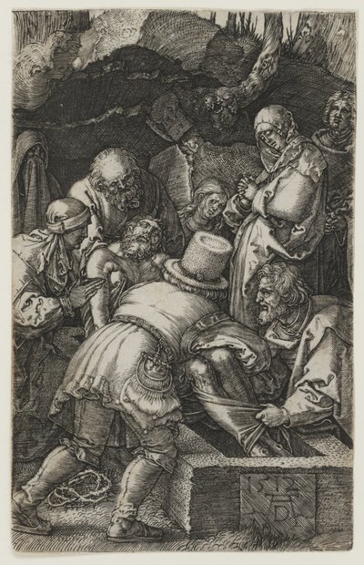 Kristi begravelse af Albrecht Dürer