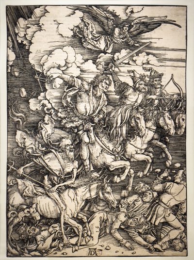 Apokalypsens fire ryttere af Albrecht Dürer or Duerer