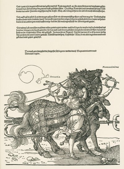 Den store triumfbil af Albrecht Dürer or Duerer