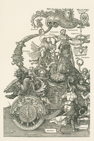 Den store triumfbil af Albrecht Dürer or Duerer