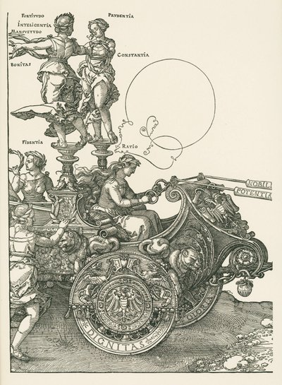 Den store triumfbil af Albrecht Dürer or Duerer