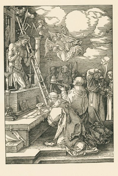 Messen for Sankt Gregorius af Albrecht Dürer or Duerer