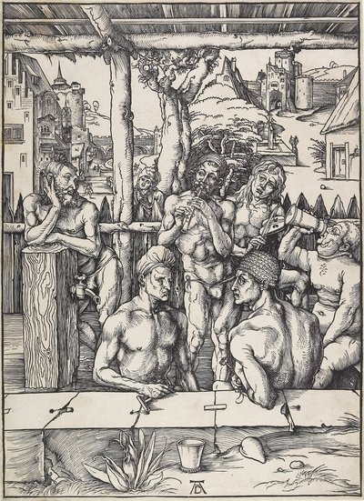 Mænds bad, ca. 1496-1497 af Albrecht Dürer