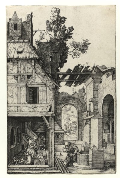 Fødselen, 1504 af Albrecht Dürer