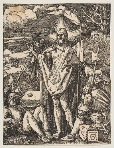 Opstandelsen, fra den lille lidenskab, ca. 1510 af Albrecht Dürer