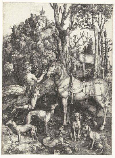 Synet om St Eustace af Albrecht Dürer or Duerer
