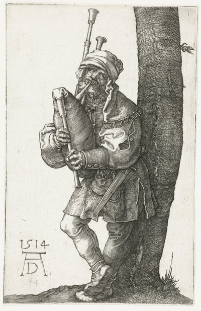 Sækkepibespilleren af Albrecht Dürer or Duerer