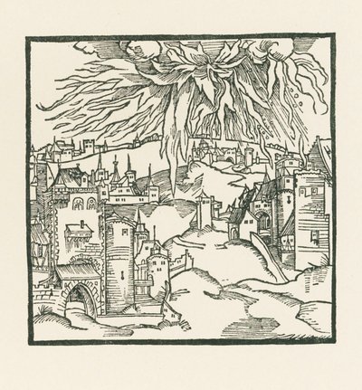 Ødelæggelsen af Sodoma og Gomorra af Albrecht Dürer or Duerer