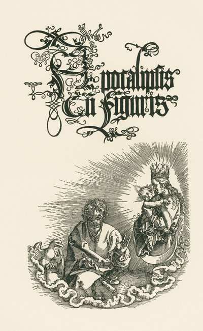 Titelblad til den anden latinske udgave fra 1511 (træsnit) af Albrecht Dürer or Duerer