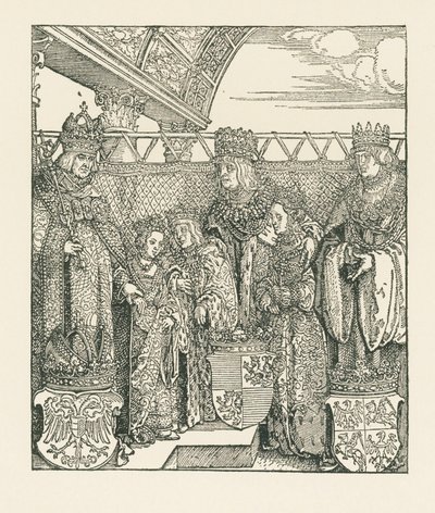 Triumfbue for kejser Maximilian I af Albrecht Dürer or Duerer