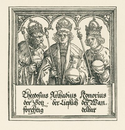 Triumfbue for kejser Maximilian I af Albrecht Dürer or Duerer
