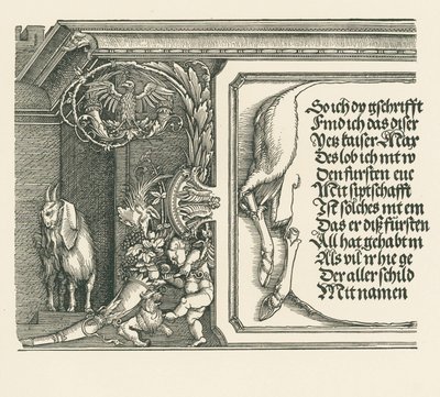 Triumfbue for kejser Maximilian I af Albrecht Dürer or Duerer