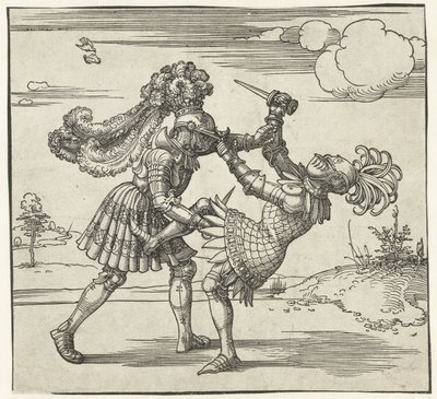To riddere kæmper af Albrecht Dürer or Duerer