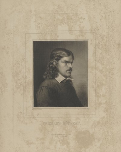 Portræt af Friedrich Rückert 1788-1866, 1840