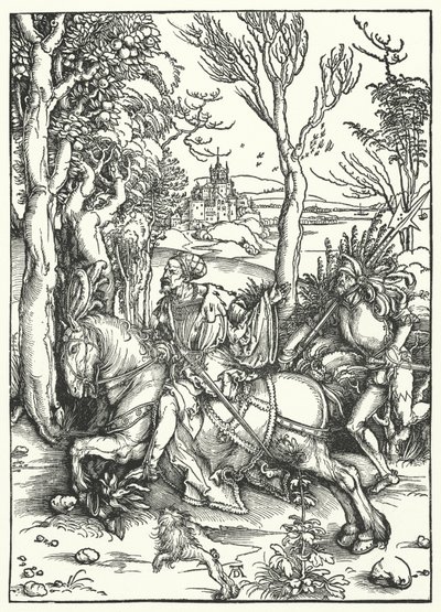 Ridderen og Landsknecht af Albrecht Dürer