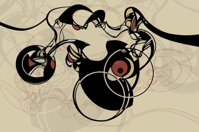 Dynamisk abstrakt strømning af Alejandra Winkhaus