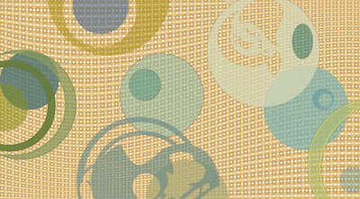 Overlappende abstrakte cirkler af Alejandra Winkhaus