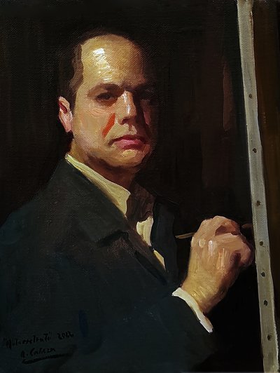 Valenciansk maler af Alejandro Cabeza