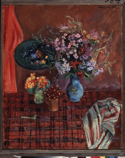 Stilleben med blomster af Aleksandr Aleksandrovich Osmerkin