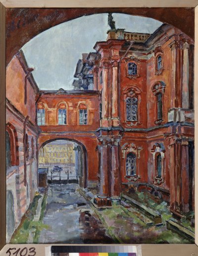 Eremitagens indre gårdhave (Sankt Petersborg) af Aleksandr Aleksandrovich Osmerkin