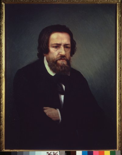 Portræt af kunstneren Alexander Ivanov (1806-1858). Maleri af Sergei Petrovich Postnikov (1825-1880), olie på lærred. Russisk kunst fra det 19. århundrede. Statens Tretyakov-galleri, Moskva. af Aleksandr Andreevich Ivanov