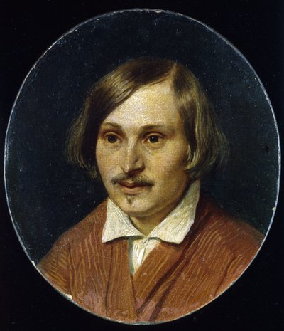 Portræt af forfatteren Nicolas Gogol (1809-1852) (Portræt af forfatteren Nikolai Gogol). Maleri af Alexander Andreyevich Ivanov (1806-1858), olie på lærred af Aleksandr Andreevich Ivanov