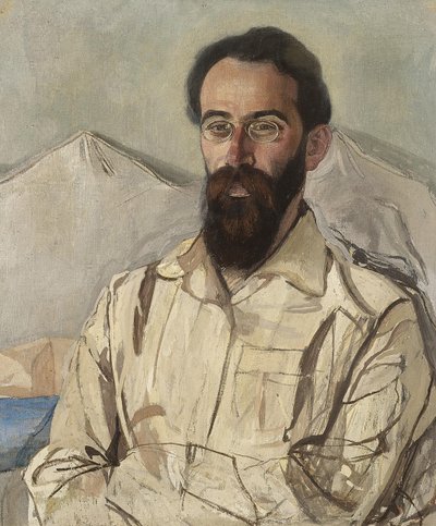 Portræt af Friedrich Eduardovich Krimmer 1888-1963, 1919 af Aleksandr Jakovlevic Golovin