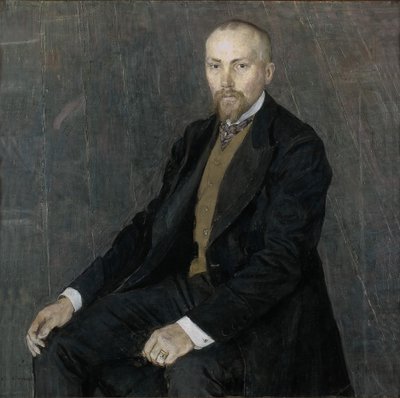 Portræt af kunstneren Nicholas Roerich 1874-1947, 1907 af Aleksandr Jakovlevic Golovin