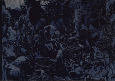 Scenografi til balletten Solveig til E. Griegs musik, 1922 af Aleksandr Jakovlevic Golovin