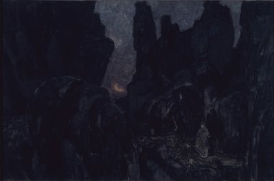 Scenedesign til operaen Carmen af G. Bizet, 1908 af Aleksandr Jakovlevic Golovin
