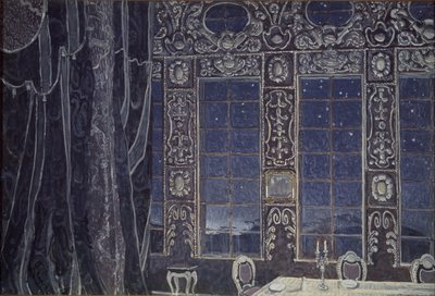 Scenografi til stykket Don Juan af J.-B. Molliére, 1910 af Aleksandr Jakovlevic Golovin