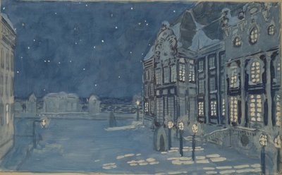 Vinterpaladset. Scenedesign til operaen The Ice House af A. Koreshchenko, 1901 af Aleksandr Jakovlevic Golovin