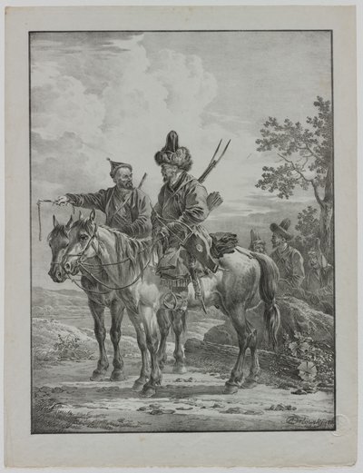 Tartarer til hest af Aleksandr Orlowski