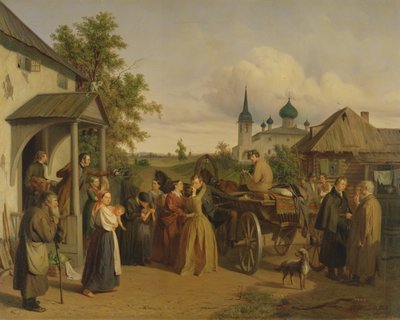 Afgangen, 1850 af Aleksei Filippovich Chernyshev