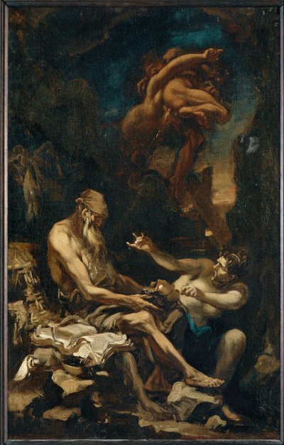 Den hellige Antonius den Stores fristelse ... af Alessandro (style of) Magnasco